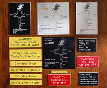 lamacoid and lamicoid labels